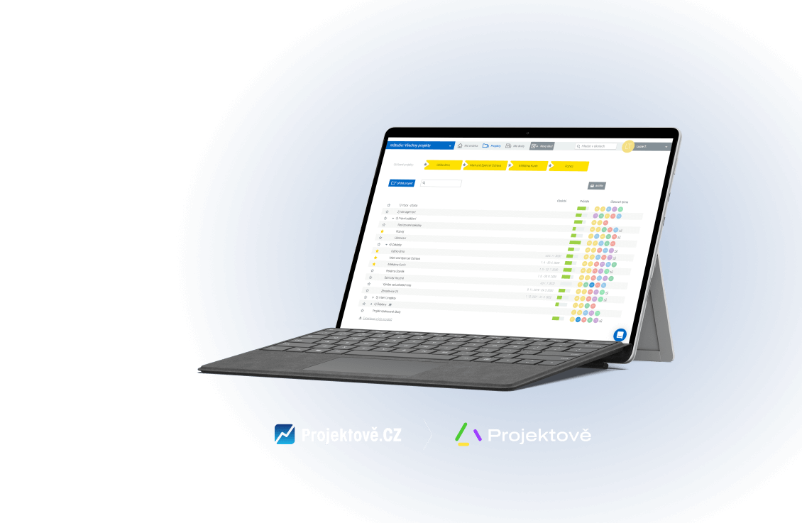 Aplikace pro řízení projektů Projektově